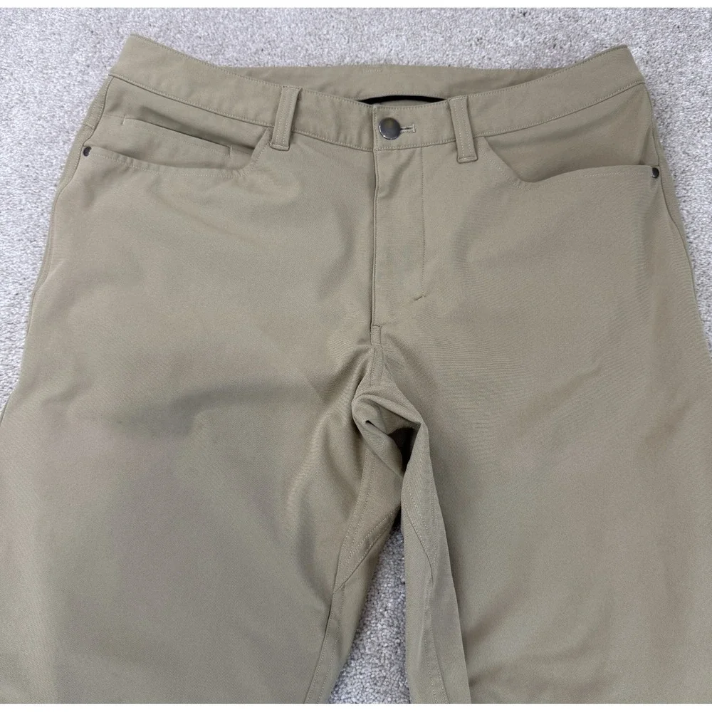 Lululemon Pants Men's 32x31 Tan ABC Classic Fit 5 Pocket Warpstreme Golf Chino